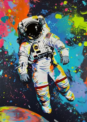 Pop Art Astronaut