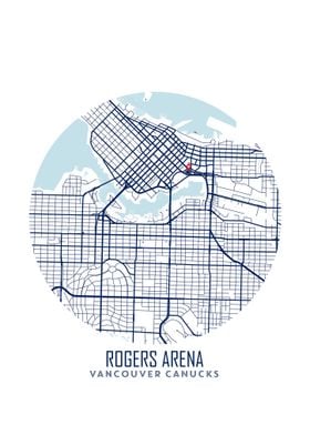 Rogers Arena Map