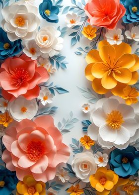 Colorful Paper Flowers