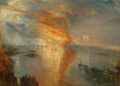 William Turner The Burning