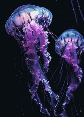 Blue Jellyfish