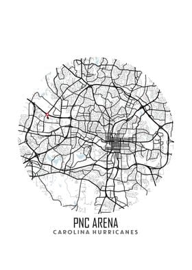 PNC Arena Map