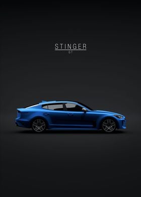 Kia Stinger GT 2022 Blue