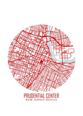 Prudential Center Map