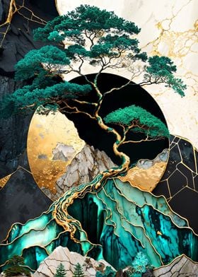 Golden Bonsai Tree Summit