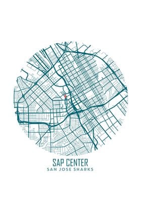 SAP Center Map