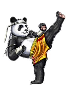 Panda Muay Thai Fighter