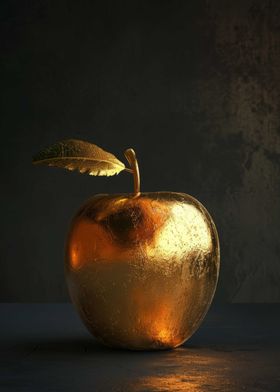 Apple Fruit Dark Gold