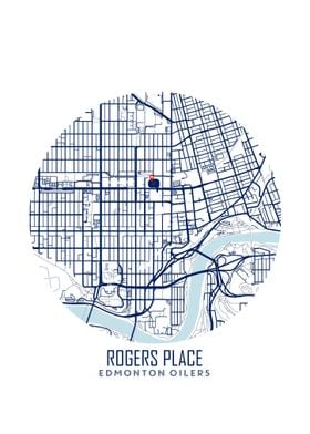 Rogers Place Map