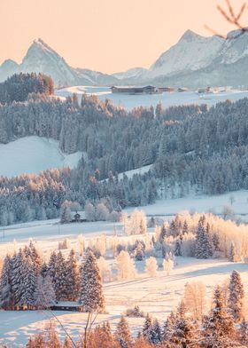 Mountain Winter Sunrise