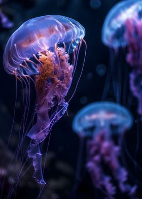 Blue Jellyfish Ballet