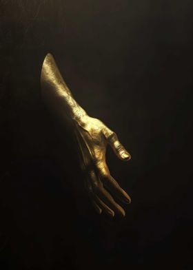 Hand Dark Gold