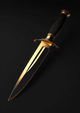 Knife Dark Gold