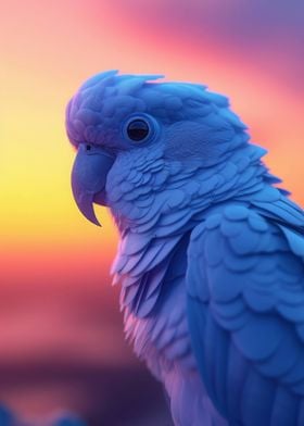 Parrot Aesthetic Sunset