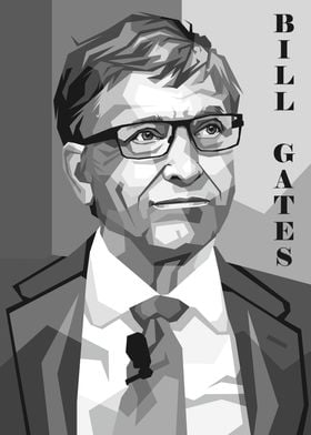Bill Gates Black and White