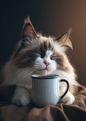 Ragdoll Coffee Cat Kitten