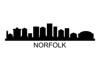 Norfolk skyline