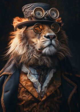 Steampunk Lion