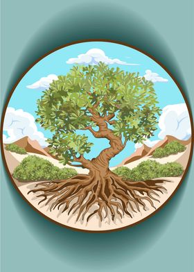 Olive tree Peace symbol 