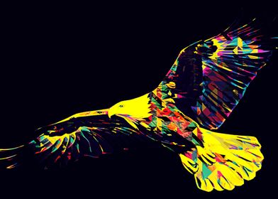 Eagle pop art