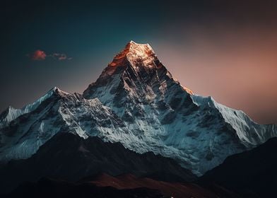 Mount Everest Sunset