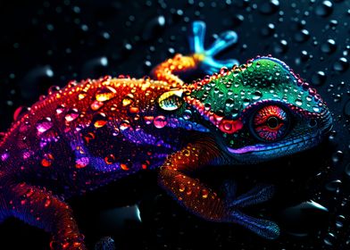 Rainbow Chameleon Gecko