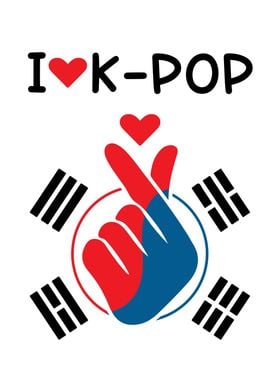 I Love KPop Repeat Korean