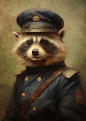 Raccoon officer