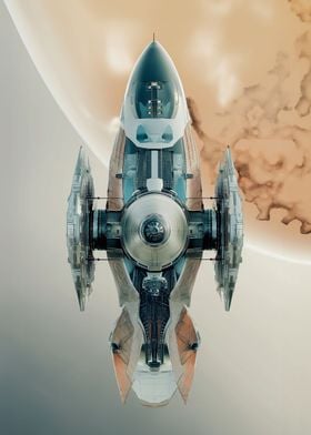 Futuristic Space Ship