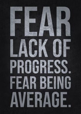 Fear Being Average