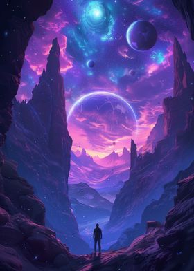 Colors of Surreal Planet