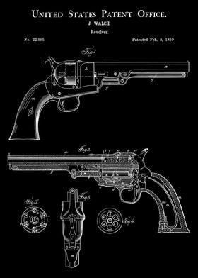 1859 Revolver Patent 