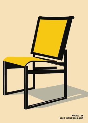 Bauhaus Chair Retro Poster