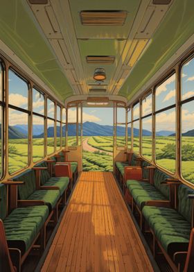 Japanese Painting Train
