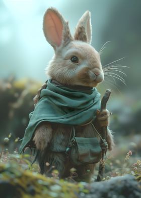 Rabbit in the middle earth