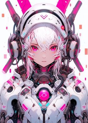Girl In Cybernetic Suit