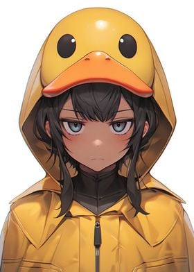 Anime Girl Duck Costume