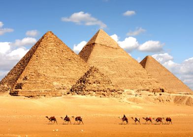 The Three Pyramids of Giza