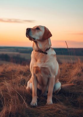 Dog Pet Sunset Animal