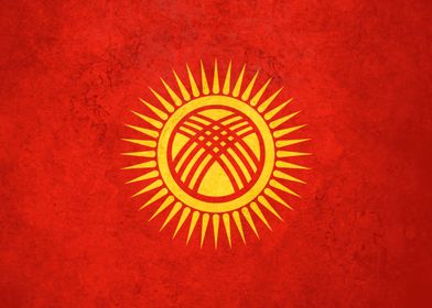 New Flag of Kyrgyzstan