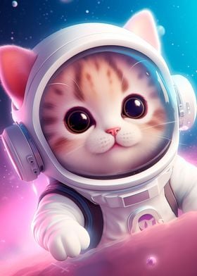 Astronaut Baby Red Kitten