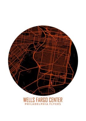 Wells Fargo Center Map