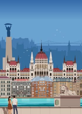 Budapest Travel Print