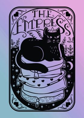 The Empress Cat Tarot Card