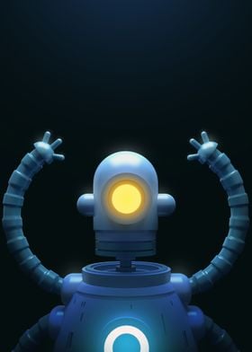 Cartoon robot