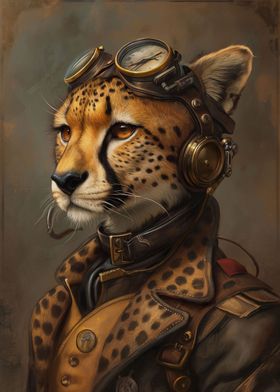 Steampunk Cheetah