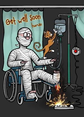 Get well soon human