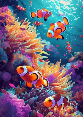 Beautiful Clownfish