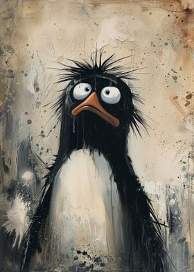 Sad penguin