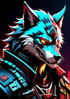 Brutal Samurai Wolf